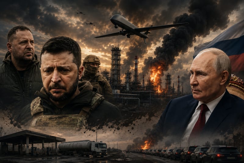 Inside Russia's Fuel Crisis: How a Deep-Strike Drone Attack on Omsk Pushed 90% of Regions Into Rationing