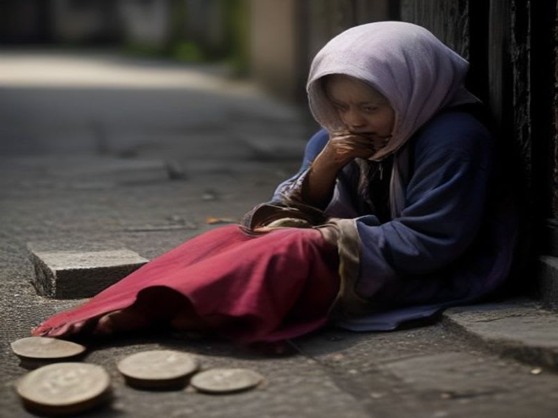 Beggar woman dies; Rs 8.40 lakh in savings, including coins