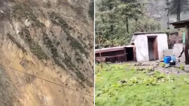 Nepal: Hillside Collapses Into Kali Gandaki River in Mustang as Heavy Rain Triggers Floods and Landslides