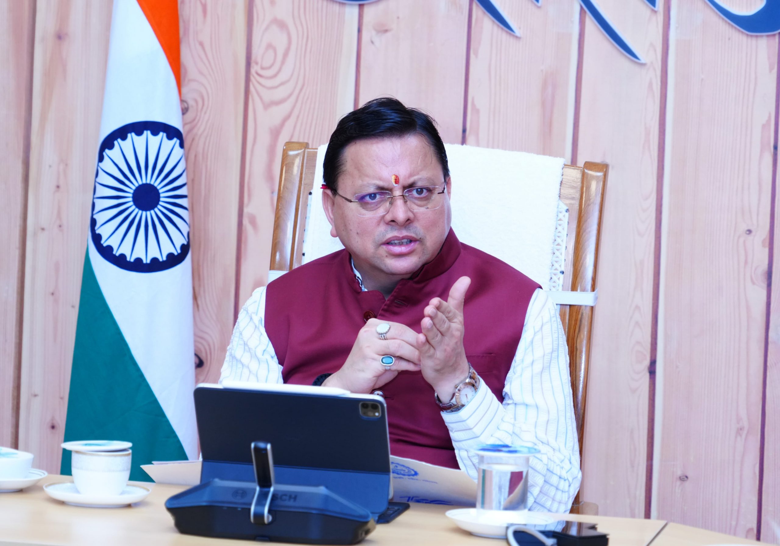 CM Dhami Orders Crackdown on Encroachment, Strict Action in Dehradun