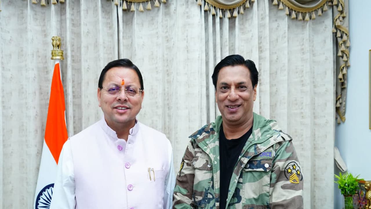 CM Dhami and Madhur Bhandarkar Discuss Strategy to Establish Uttarakhand as India’s Premier Film Production Hub