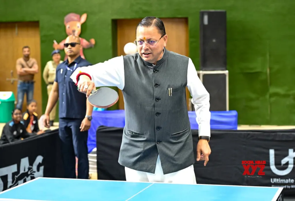 CM Dhami Inaugurates 87th National Junior & Youth Table Tennis Championship in Dehradun