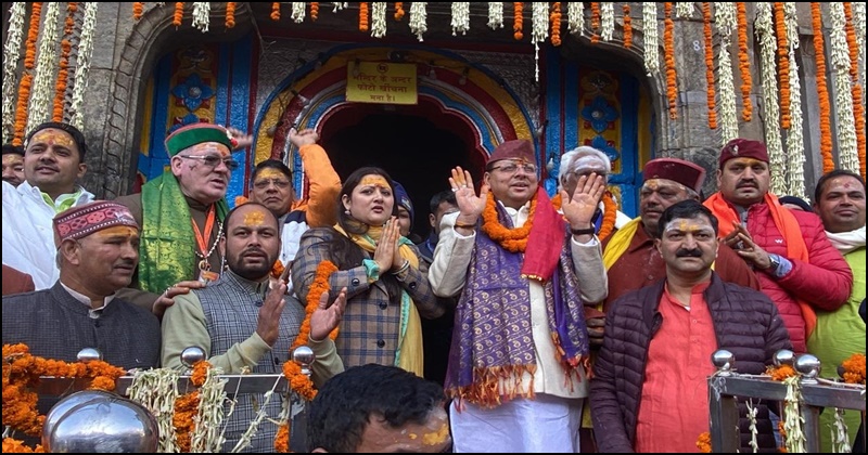 Kedarnath Dham Opens Amid ‘Har Har Mahadev’ Chants, CM Dhami Performs Puja