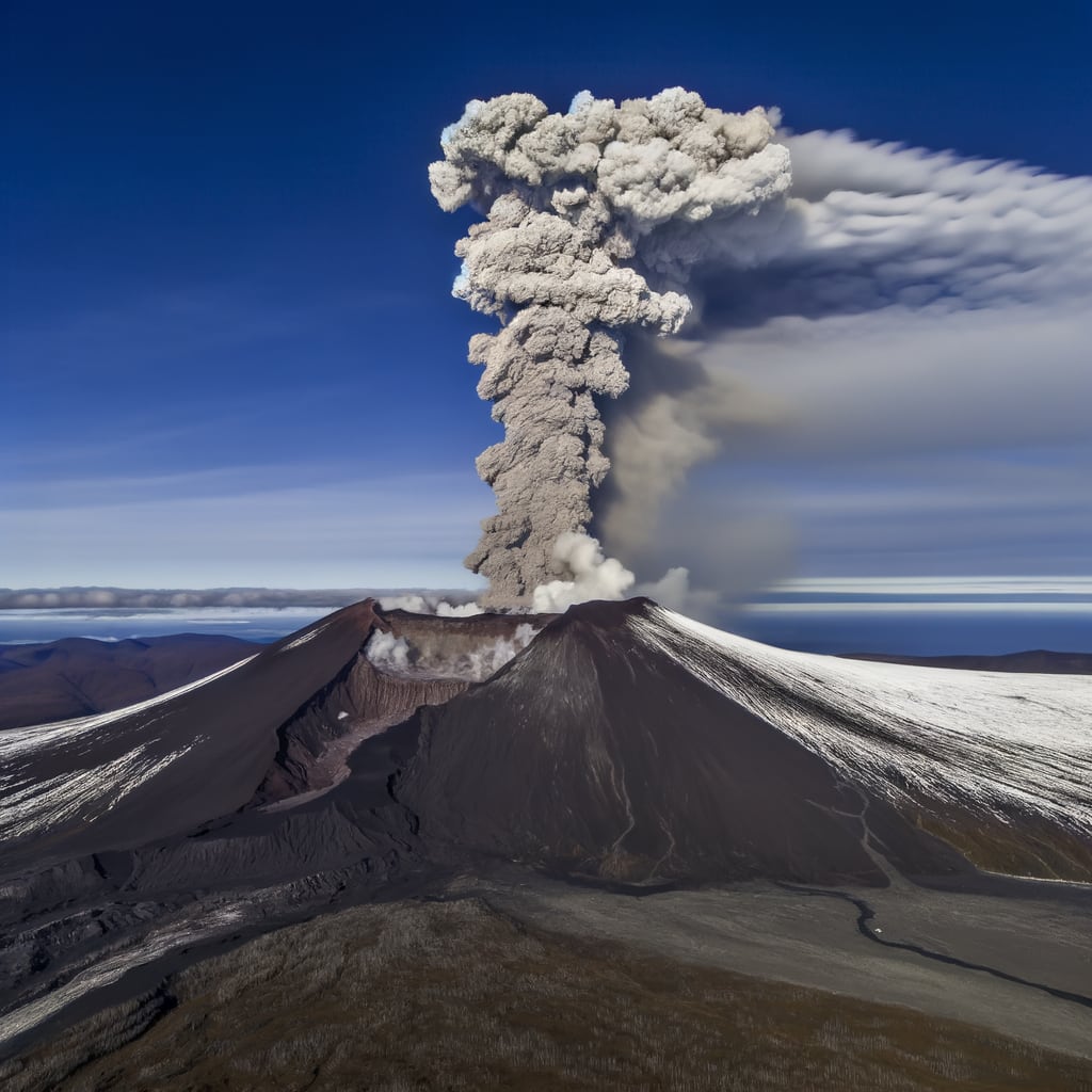 Fiery Awakening: Russia's Largest Active Volcano Erupts After Centuries, Post Major Earthquake