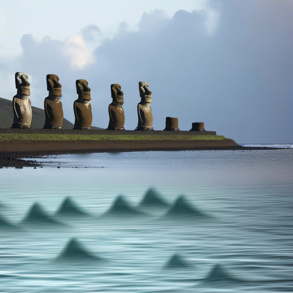 Tsunami Alert: Climate Change and Earthquakes Put Easter Island's Iconic Moai Statues at Risk