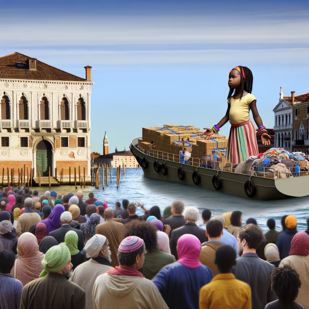 Venice Streets Flooded with Protests Against Gaza Siege, Greta Thunberg Sets Sail with Aid Flotilla