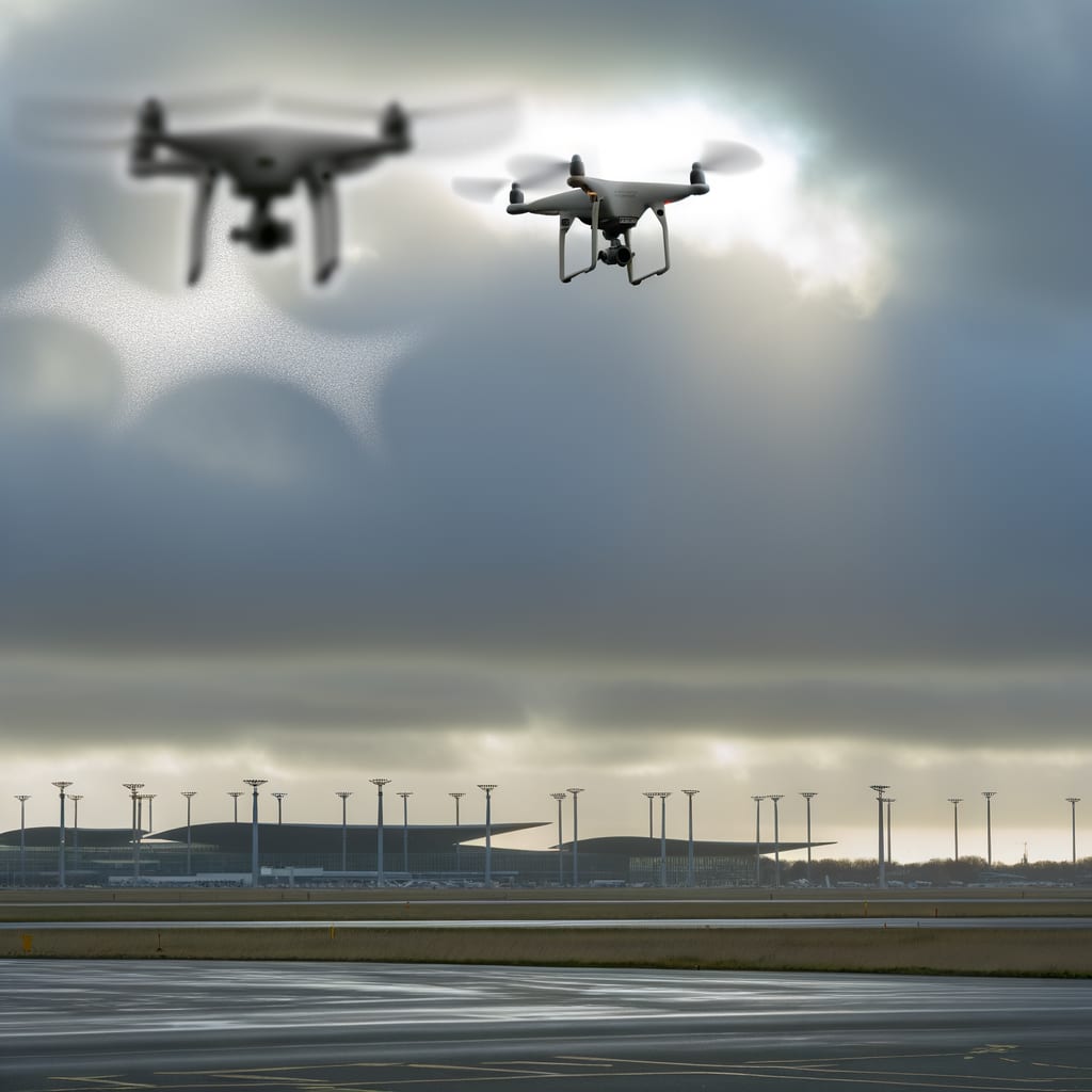 Mystery Drones Spark Air Traffic Chaos and Security Alert Across Denmark