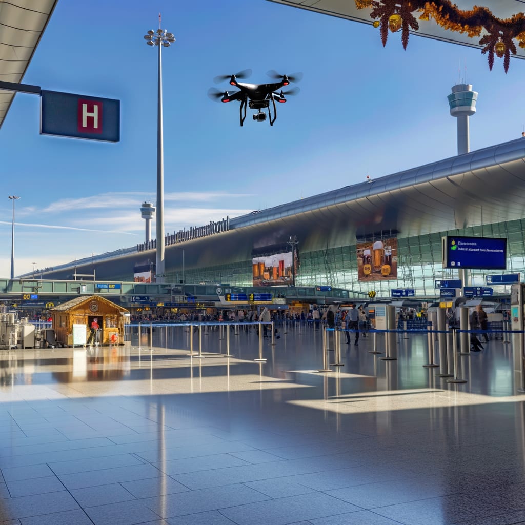 Drone Chaos: Thousands Stranded as Unseen Threat Grounds Flights at Munich Airport
