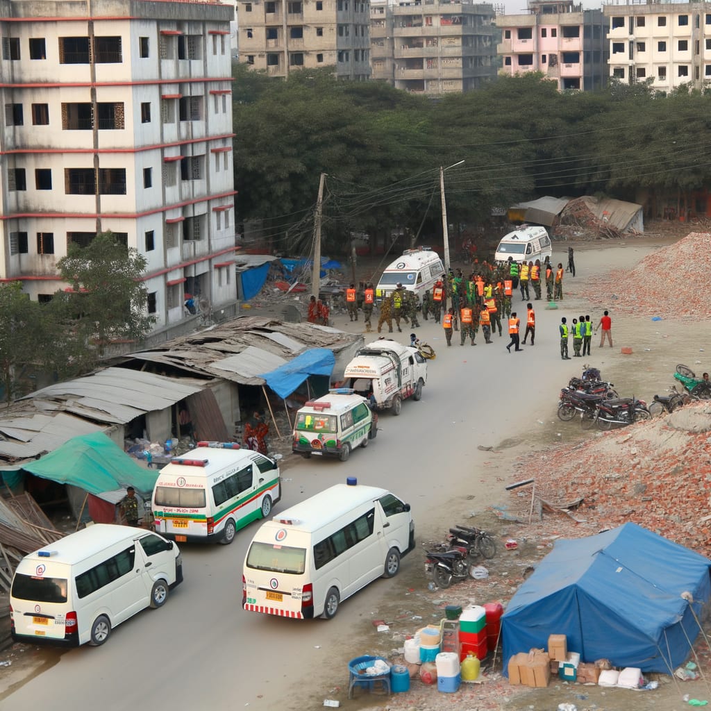 Bangladesh in Crisis: Death and Destruction in the Wake of Powerful Earthquake