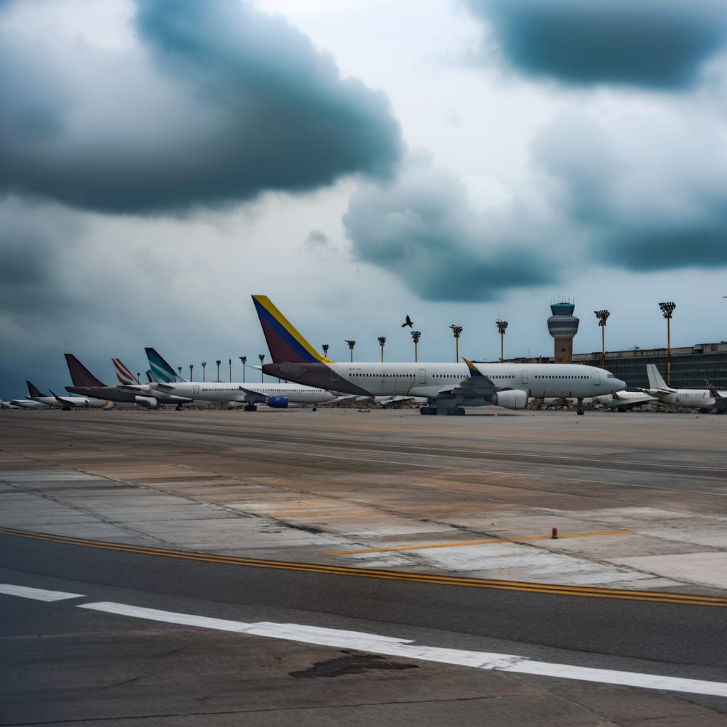 Venezuela's Airspace Standoff: Maduro's Regime Clashes with International Airlines over U.S. Warnings