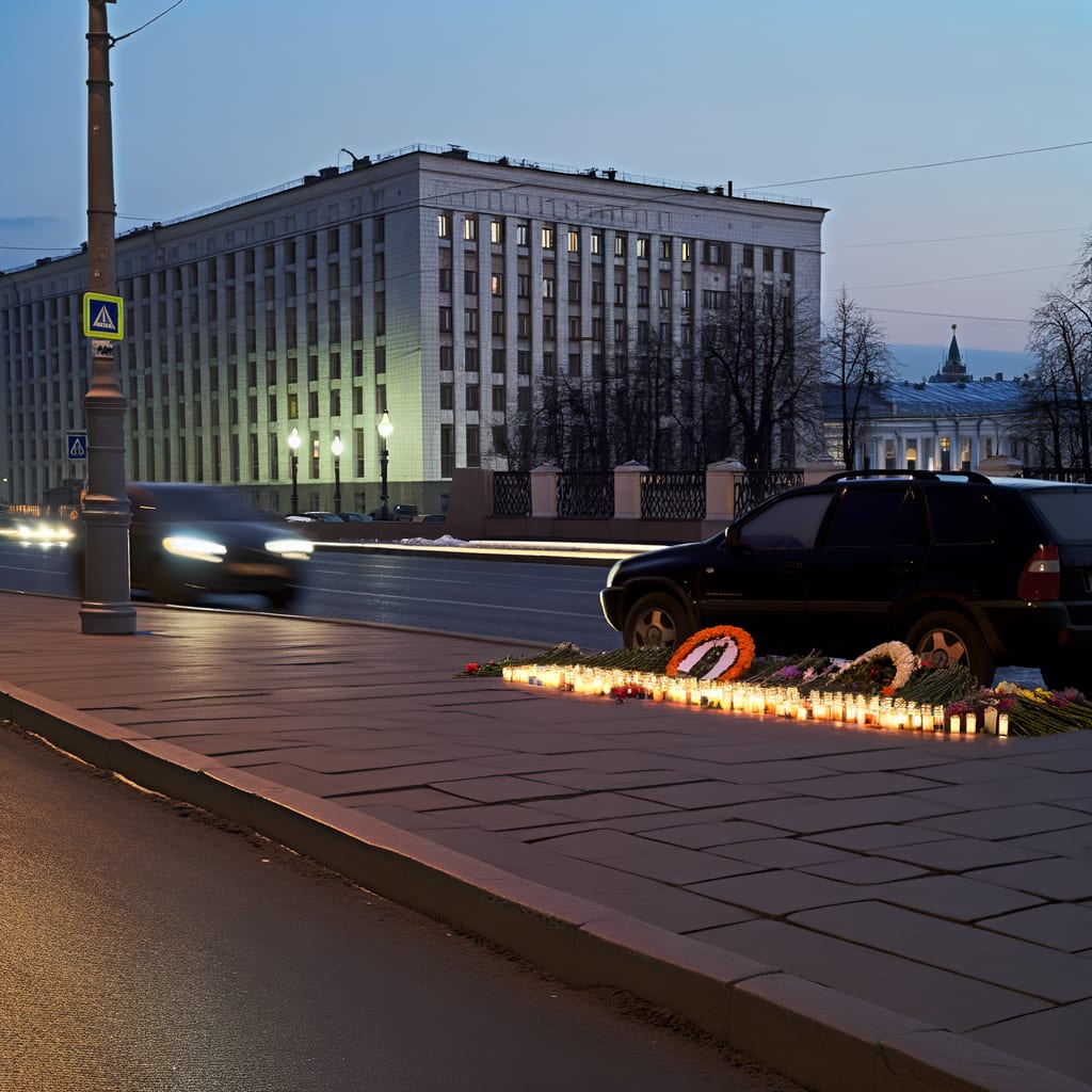 Explosive Morning in Moscow: Russian Military Leader's Car Reduced to Scrap Metal in Deadly Attack!