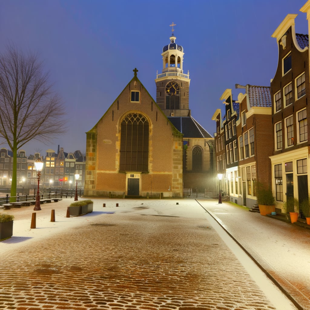 Amsterdam's Iconic Vondelkerk Church Engulfed in Flames: A New Year's Tragedy