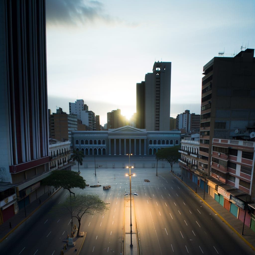 Dawn of Uncertainty: Venezuelan Capital Stunned by US Airstrikes and Capture of Maduro