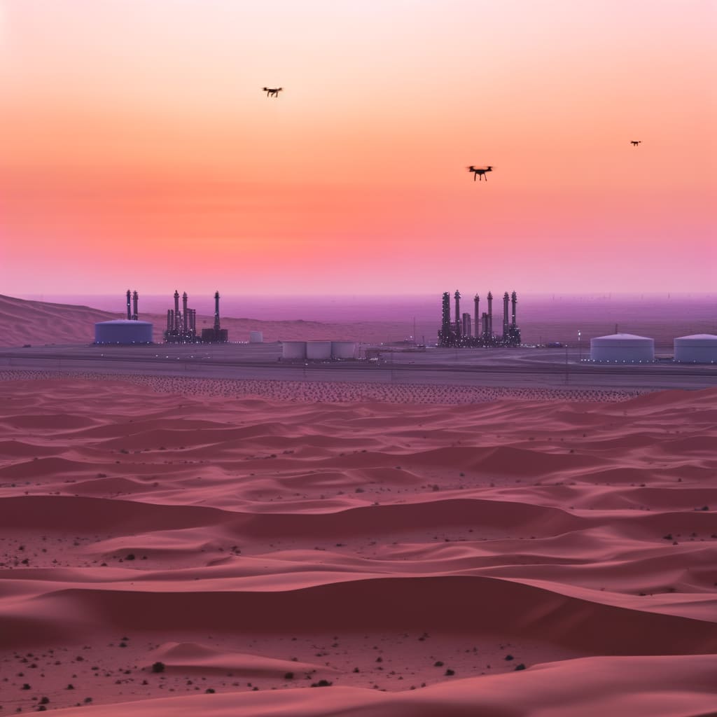 Middle East on Edge as Drone Strikes Ignite Fires at Key UAE Energy Hubs