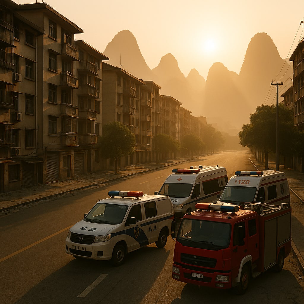 Deadly Tremors in China: Earthquake Shakes Guangxi, Thousands Flee Amidst Collapsed Buildings