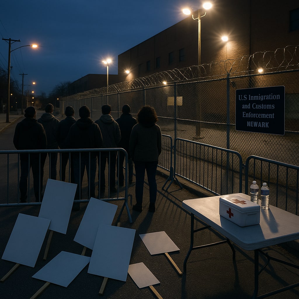 Chaos at Newark ICE jail: Senator says he was pepper-sprayed as protests erupt