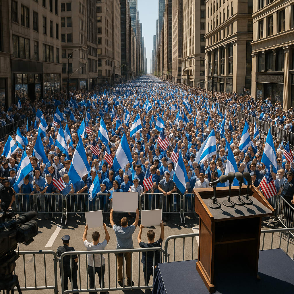 NY backlash erupts as far-right Israeli minister Smotrich ‘crashes’ Israel Day Parade