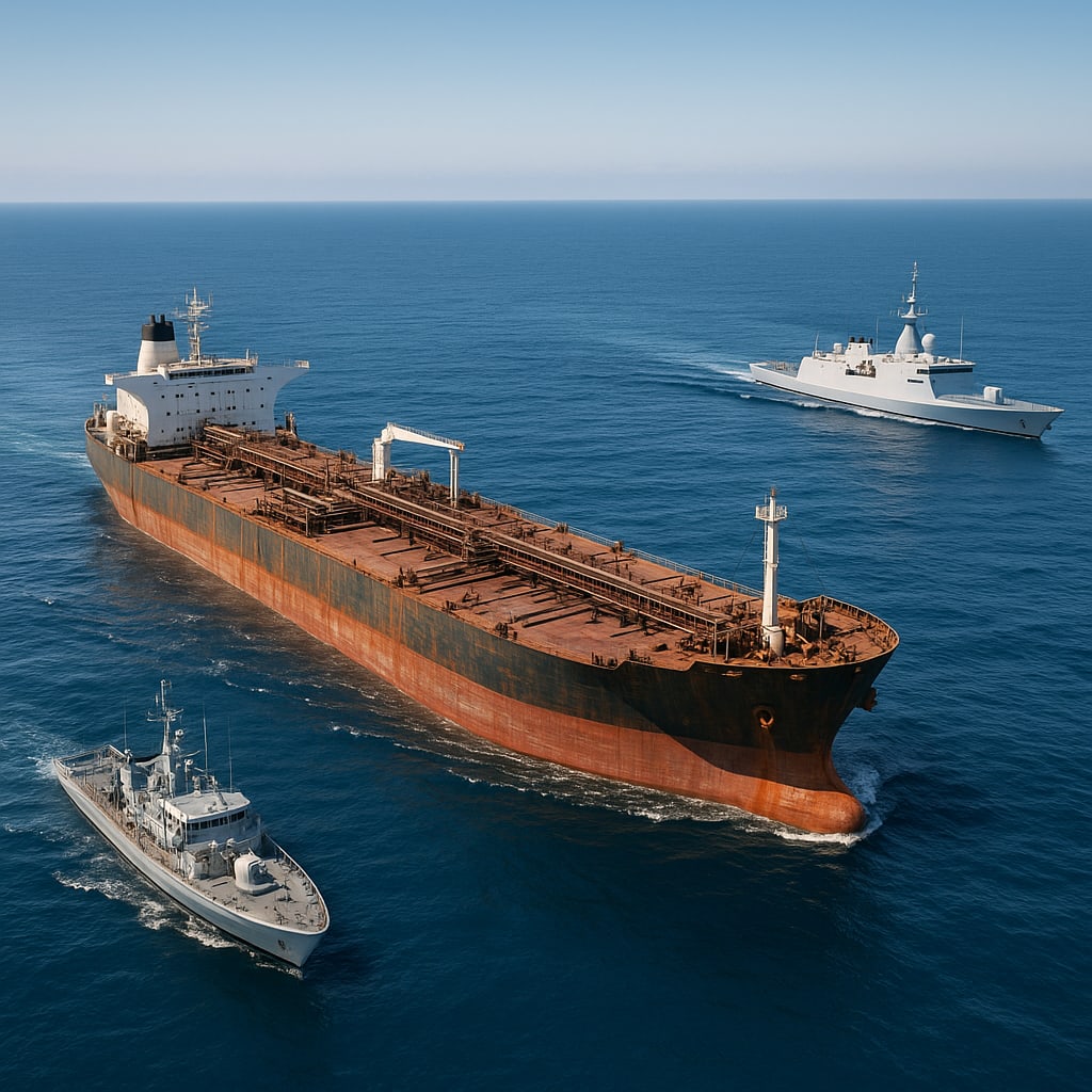 France just boarded a ‘shadow fleet’ tanker at sea—and Russia is calling it piracy