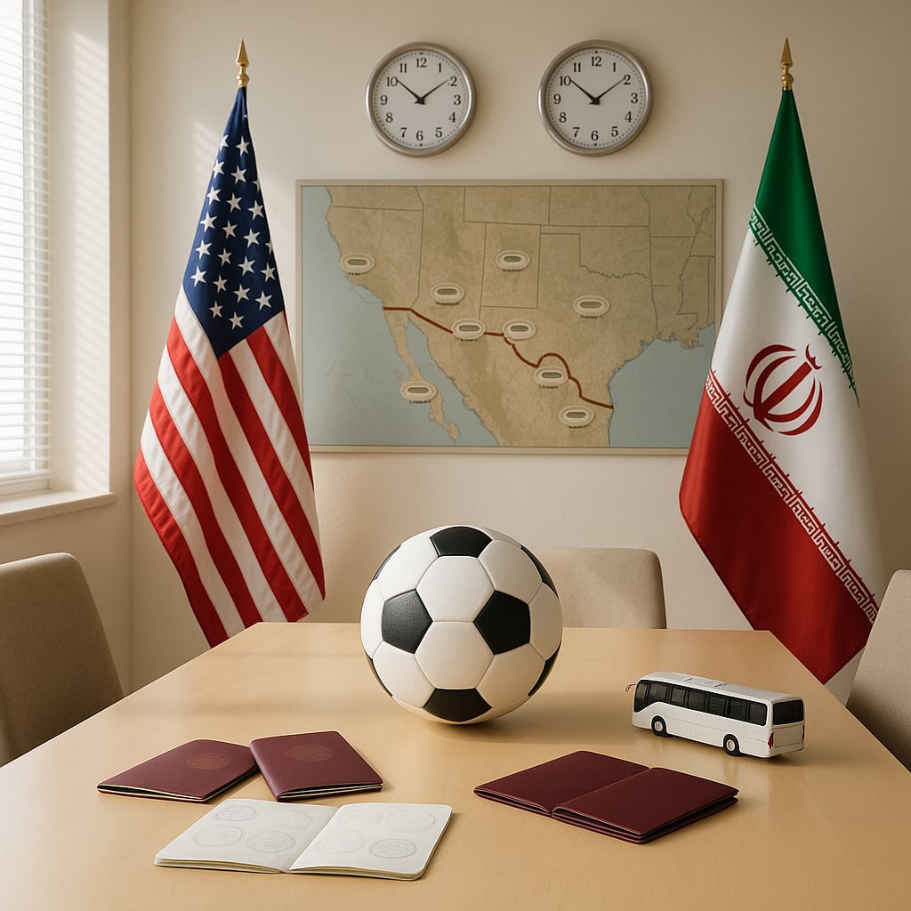 Cleared to play, constrained to commute: Iran’s World Cup dilemma