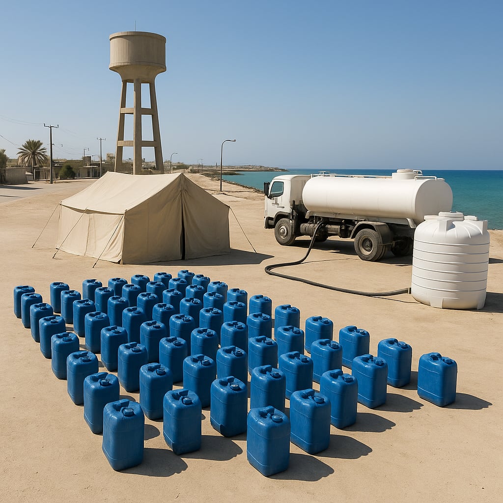 Protected water tanks hit amid U.S.–Iran strikes: to what end?