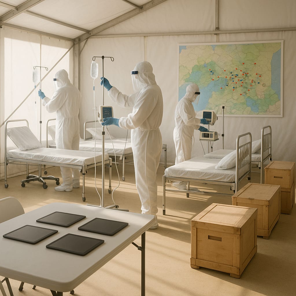 Pledges and protocols race a fast-moving, vaccine-less Ebola outbreak