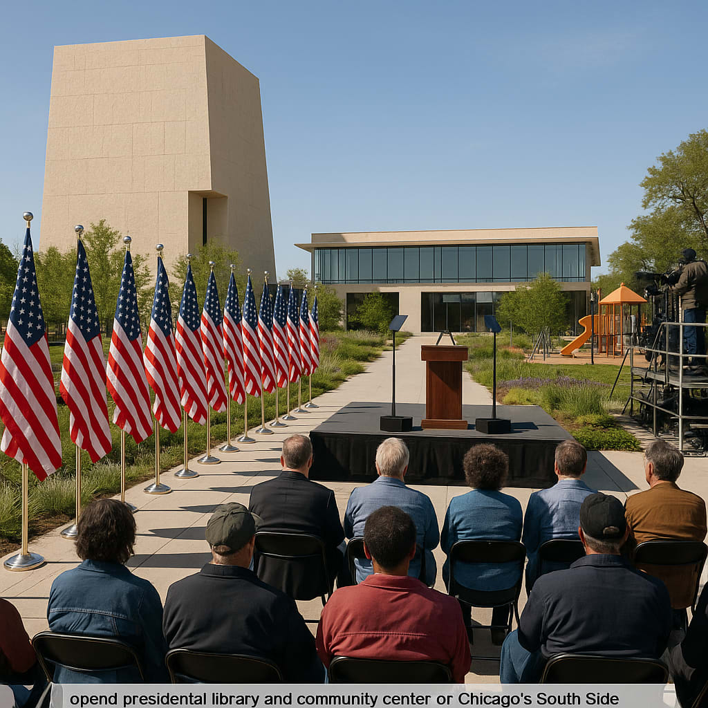 A unity-themed center collides with rival stories about America