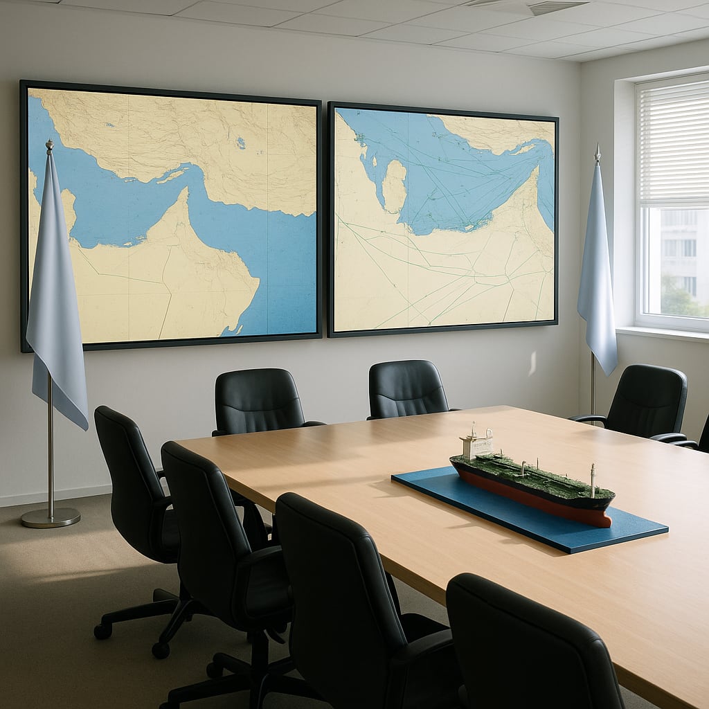 A strike tests whose rules guide ships through Hormuz