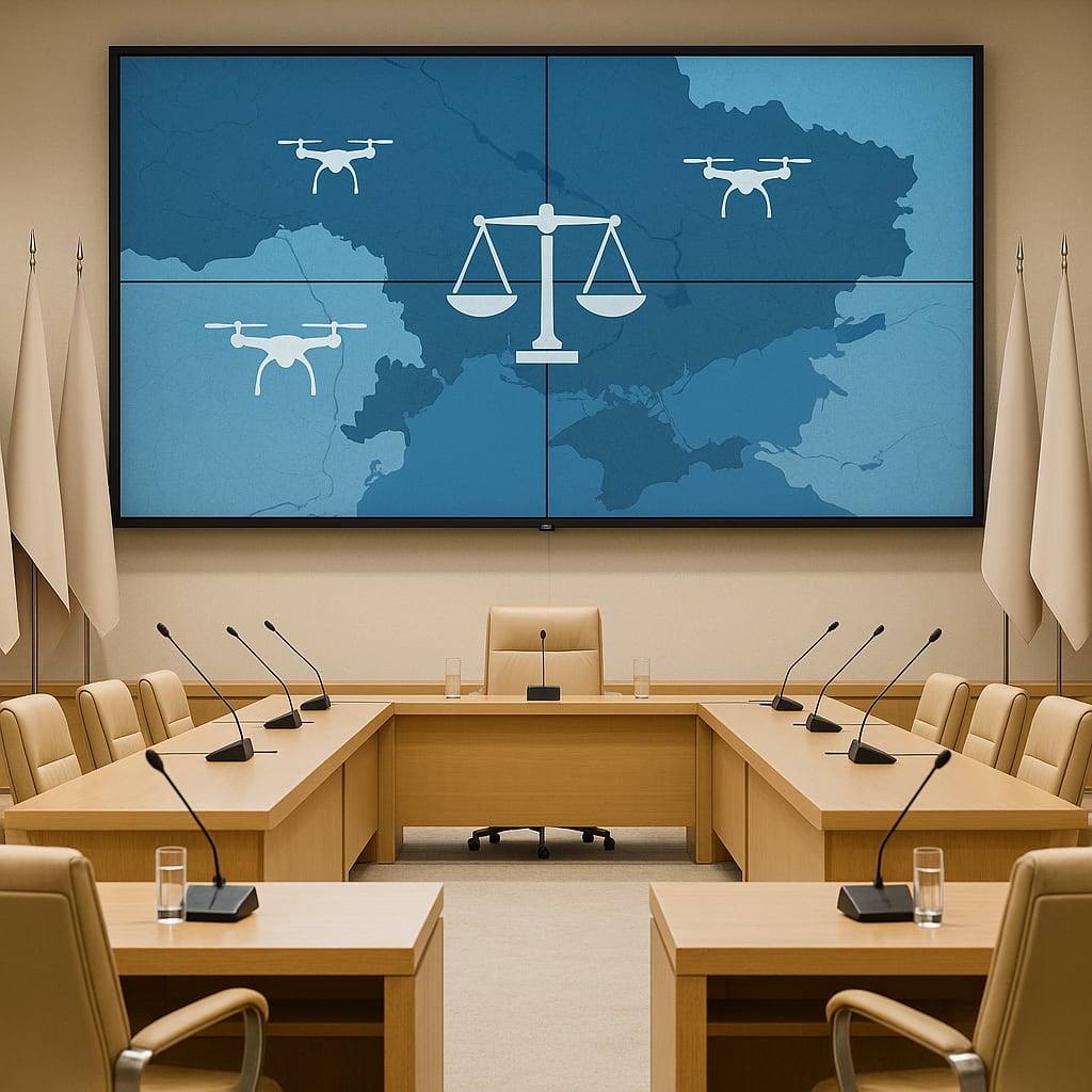 A single drone clip, and a war’s rules under strain