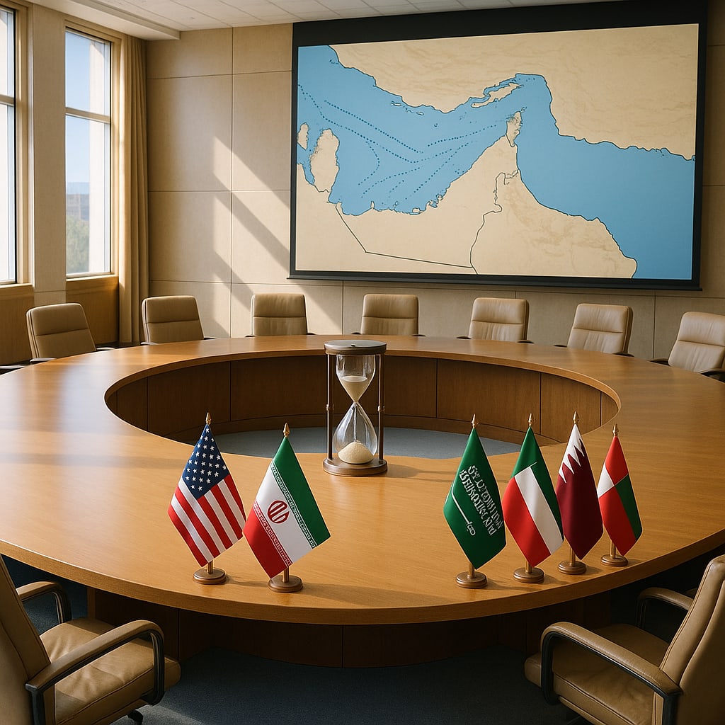 Negotiations declared, negotiations denied — and a strait in between