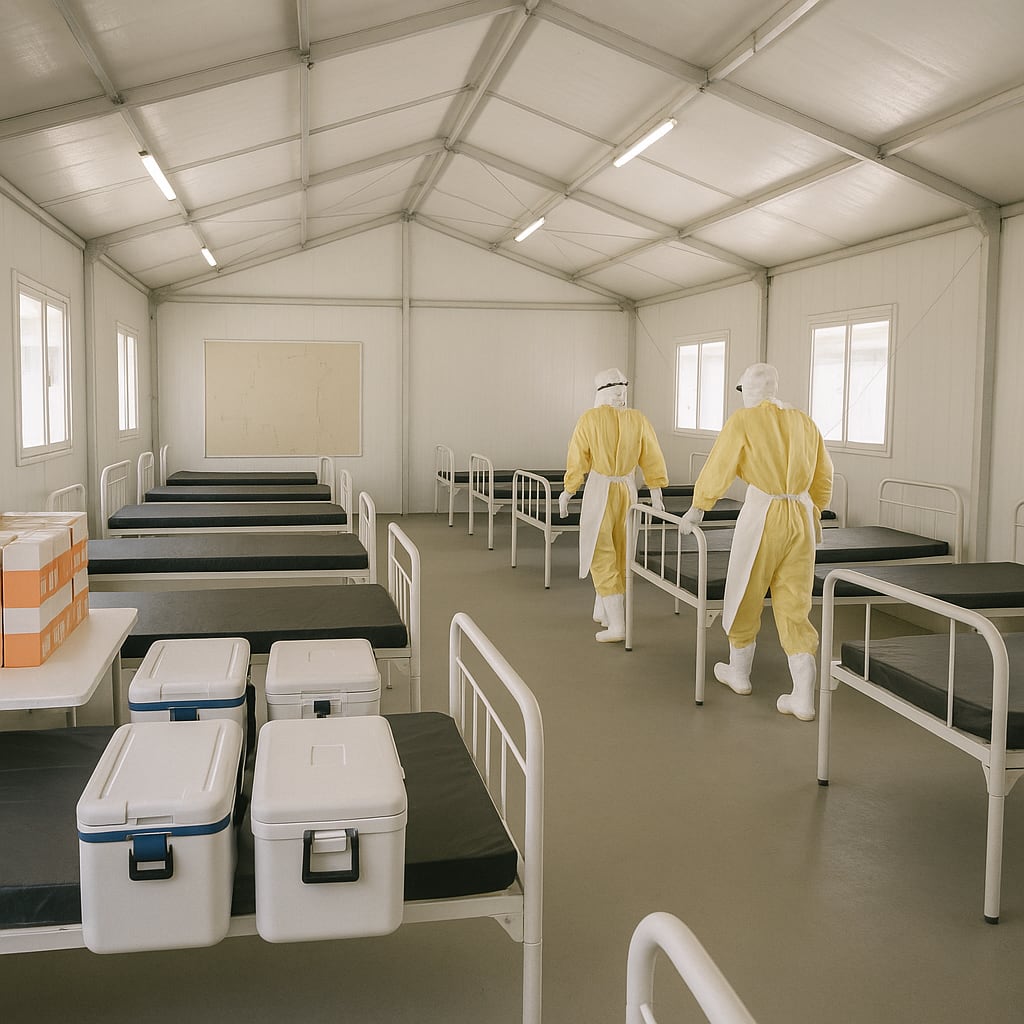 Runaway outbreak, ramping response: which timeline shapes what happens?