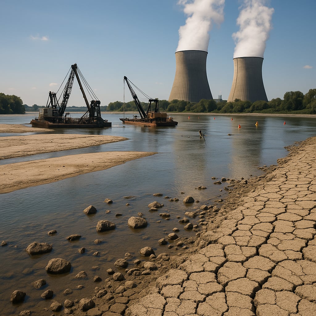 Emergency blasts vs. enduring drought: can Danube-cooled reactors hold?