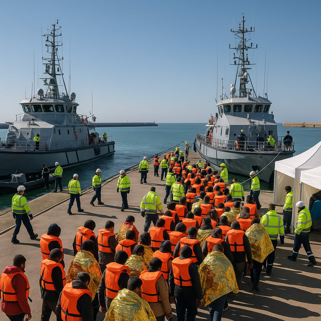 157 saved from a burning Channel boat—proof of cooperation, or a warning the system is failing?
