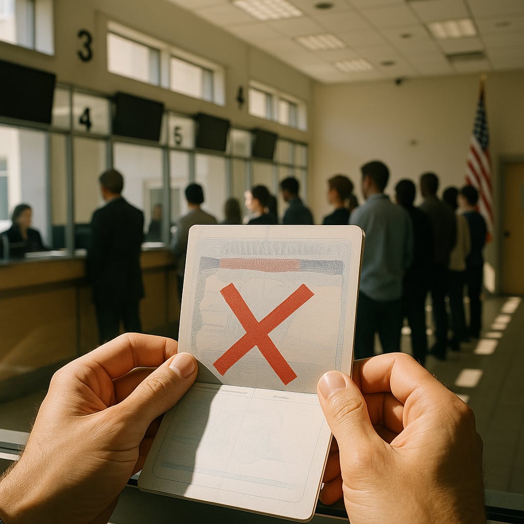 Enforcing visitor-visa rules or penalizing the right to seek asylum?