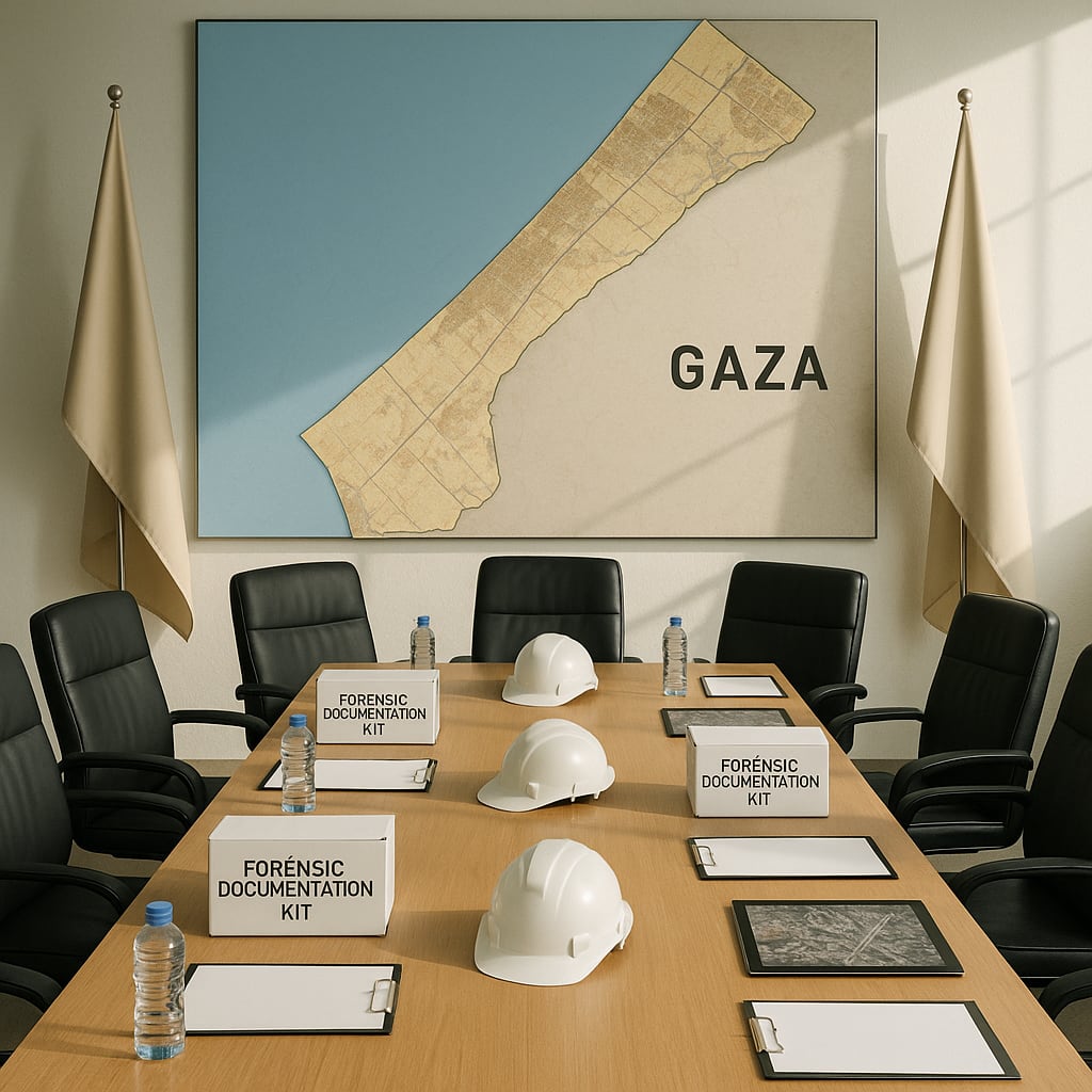 Rubble removal collides with evidence preservation in Gaza’s next steps