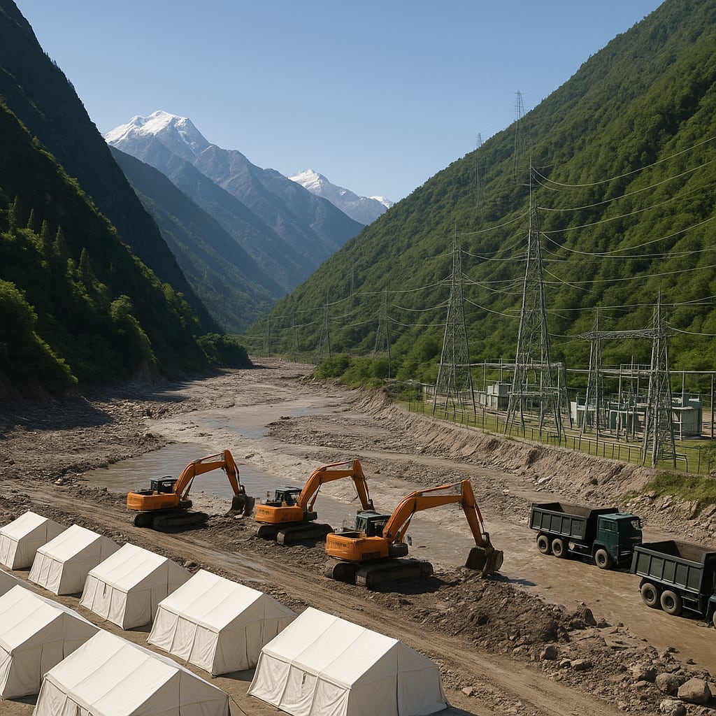 Rebuilding hydropower as glaciers wane: lifeline now, liability later?