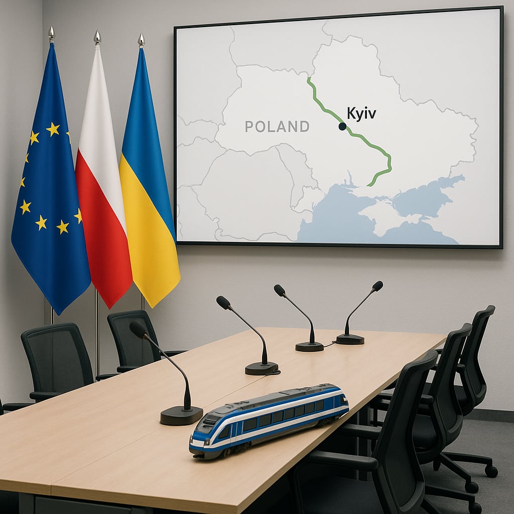 Warning or coincidence? Train strike near Poland tests corridor security