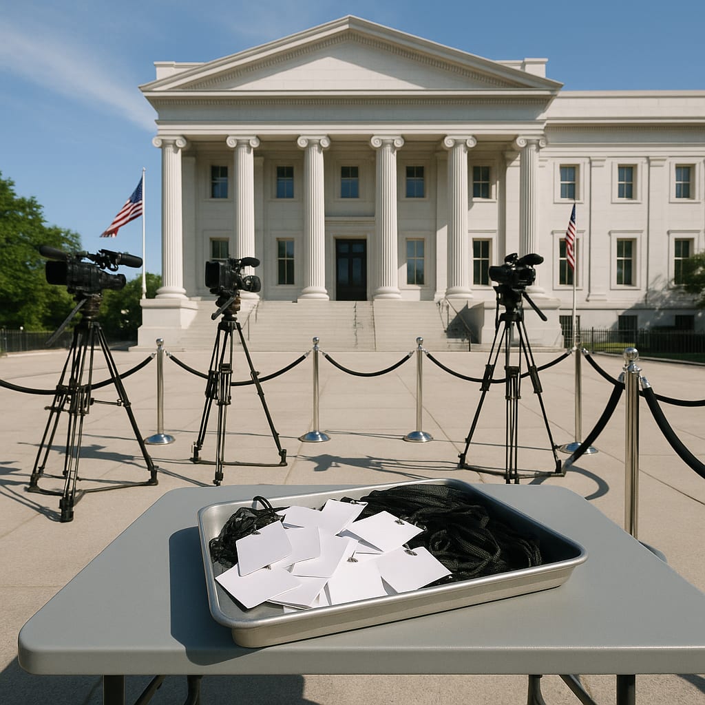 Swift ban today, constitutional fight tomorrow over press access