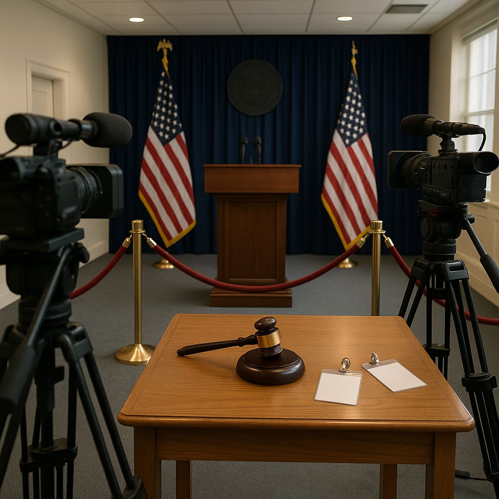 Temporary access restored; who sets tomorrow's rules for the press?