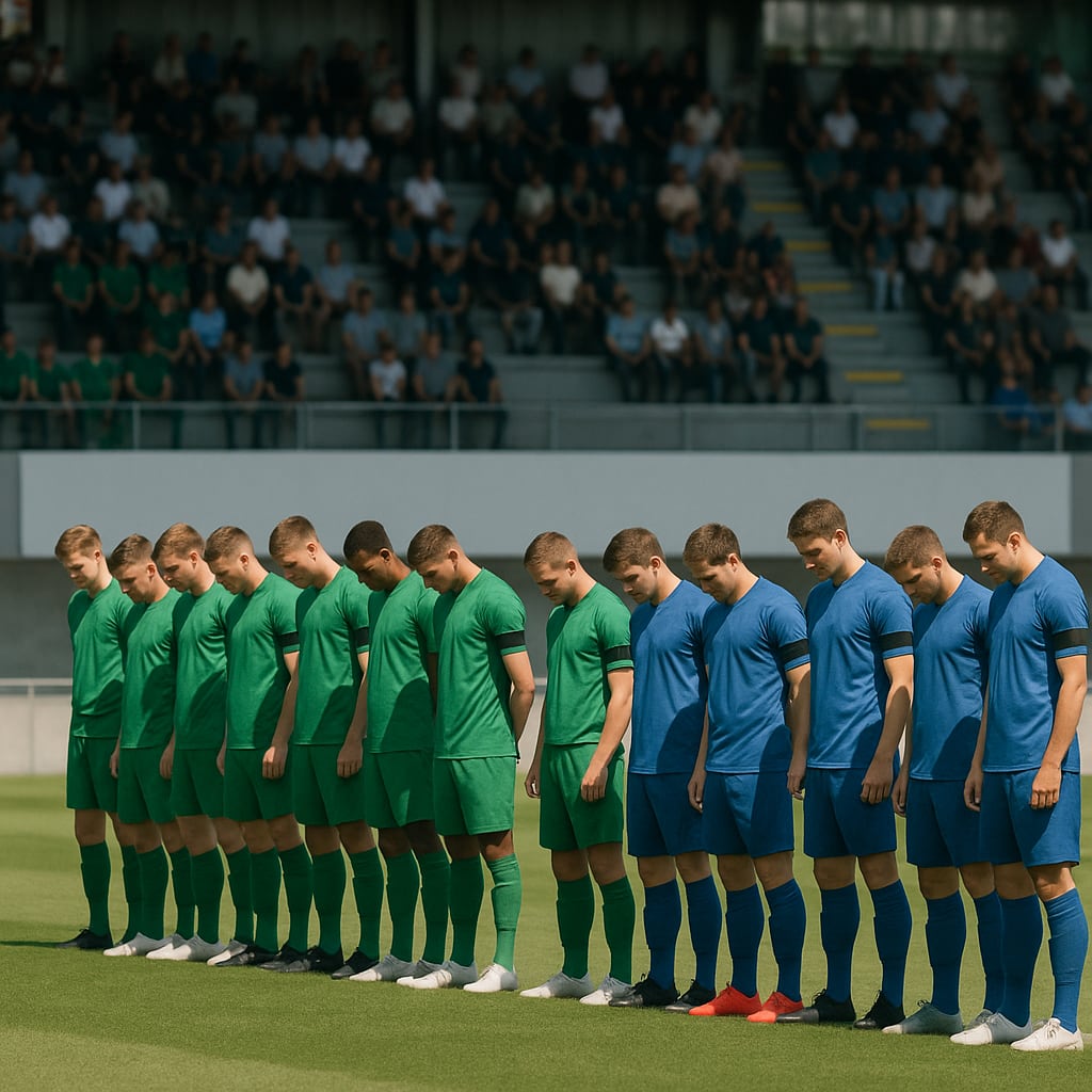 Neutral venue, not-so-neutral gestures: UEFA’s line gets blurrier