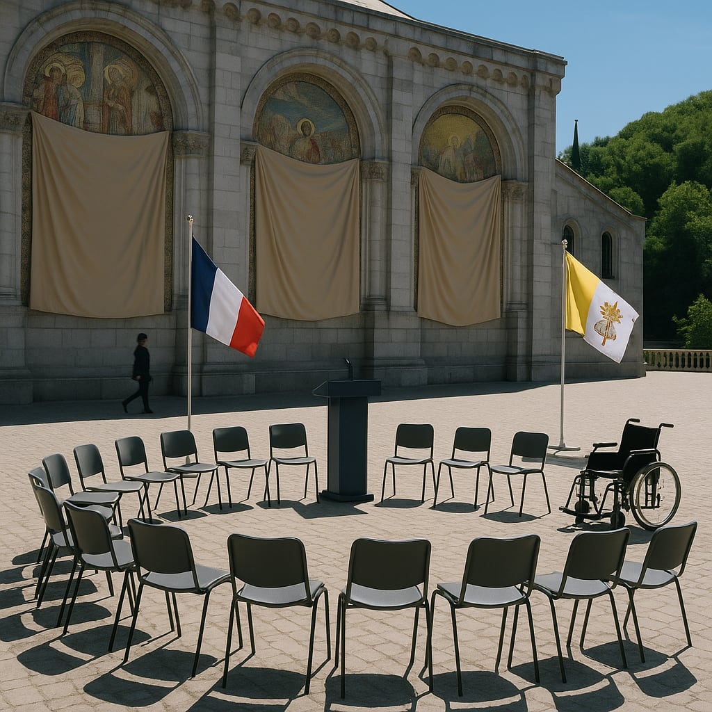 Strong words in Lourdes, uncertain path to lasting accountability