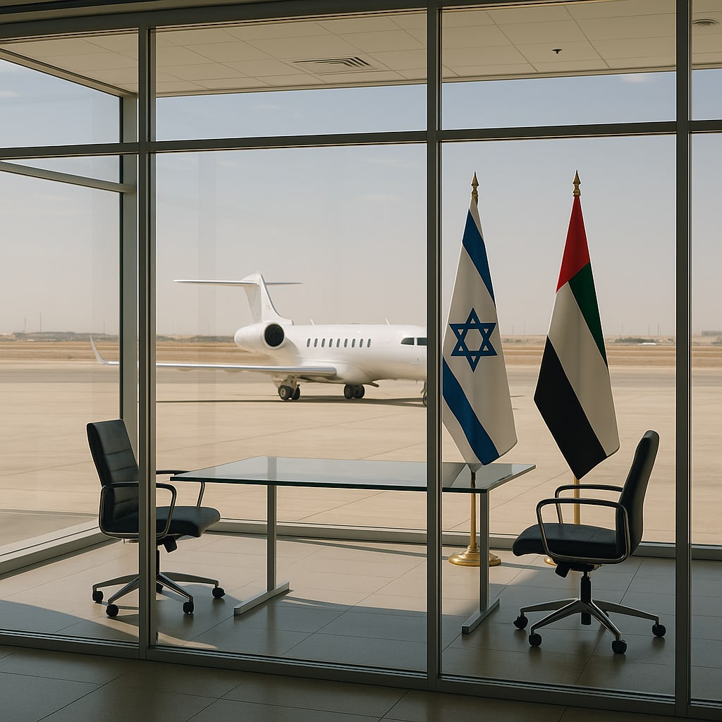 Secret Abu Dhabi visit strains line between coordination and public optics