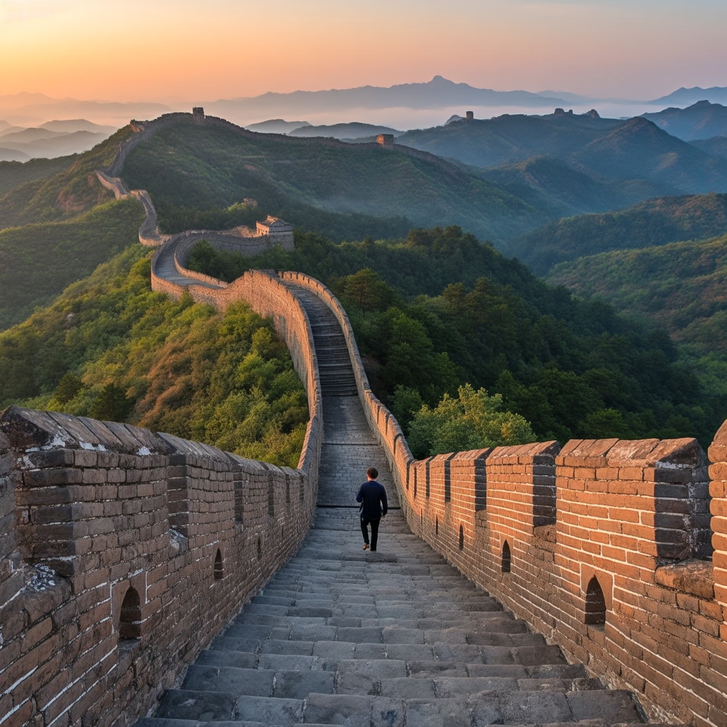 Great Wall of China at Mutianyu
