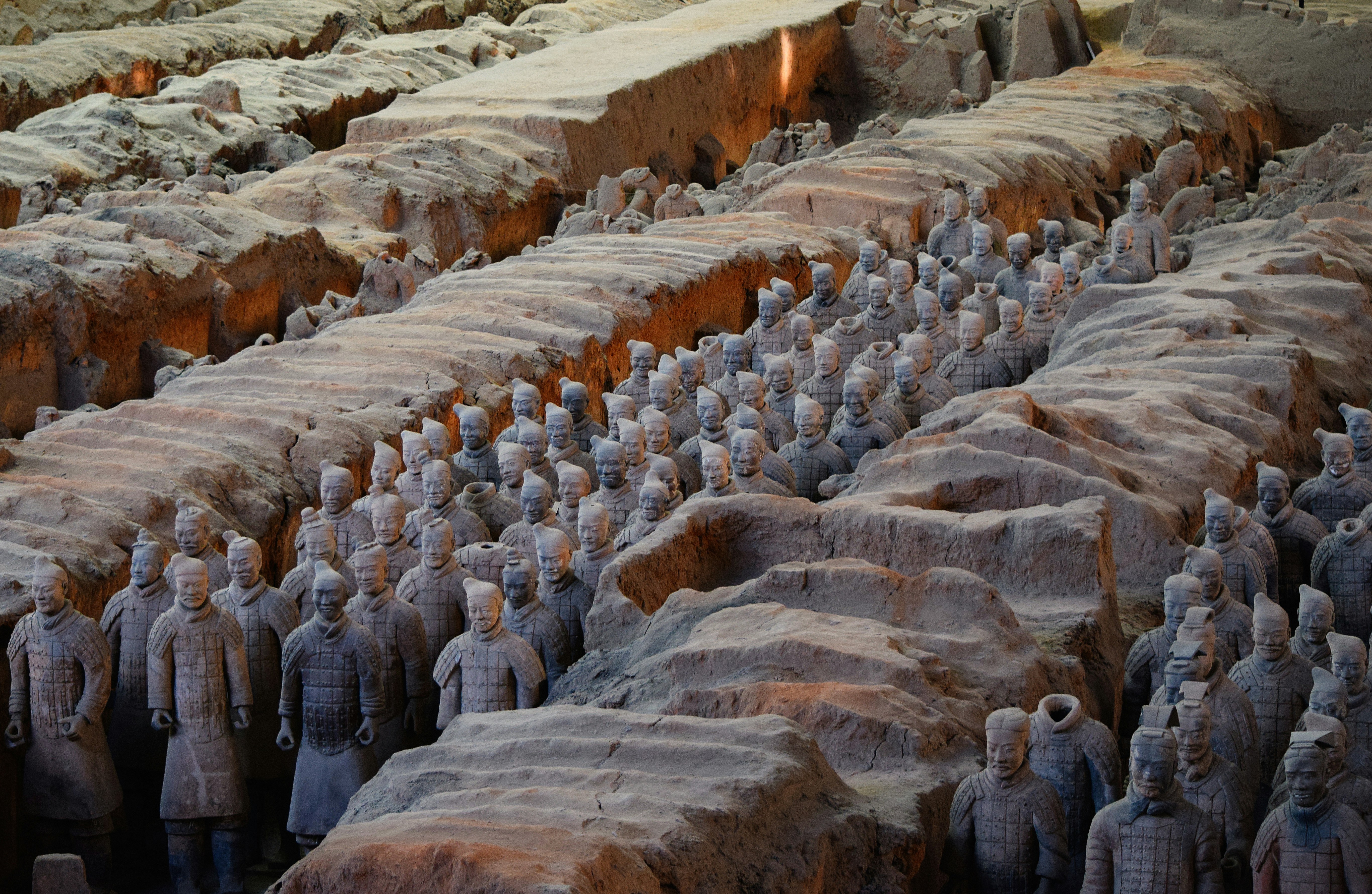 The Terracotta Army warriors