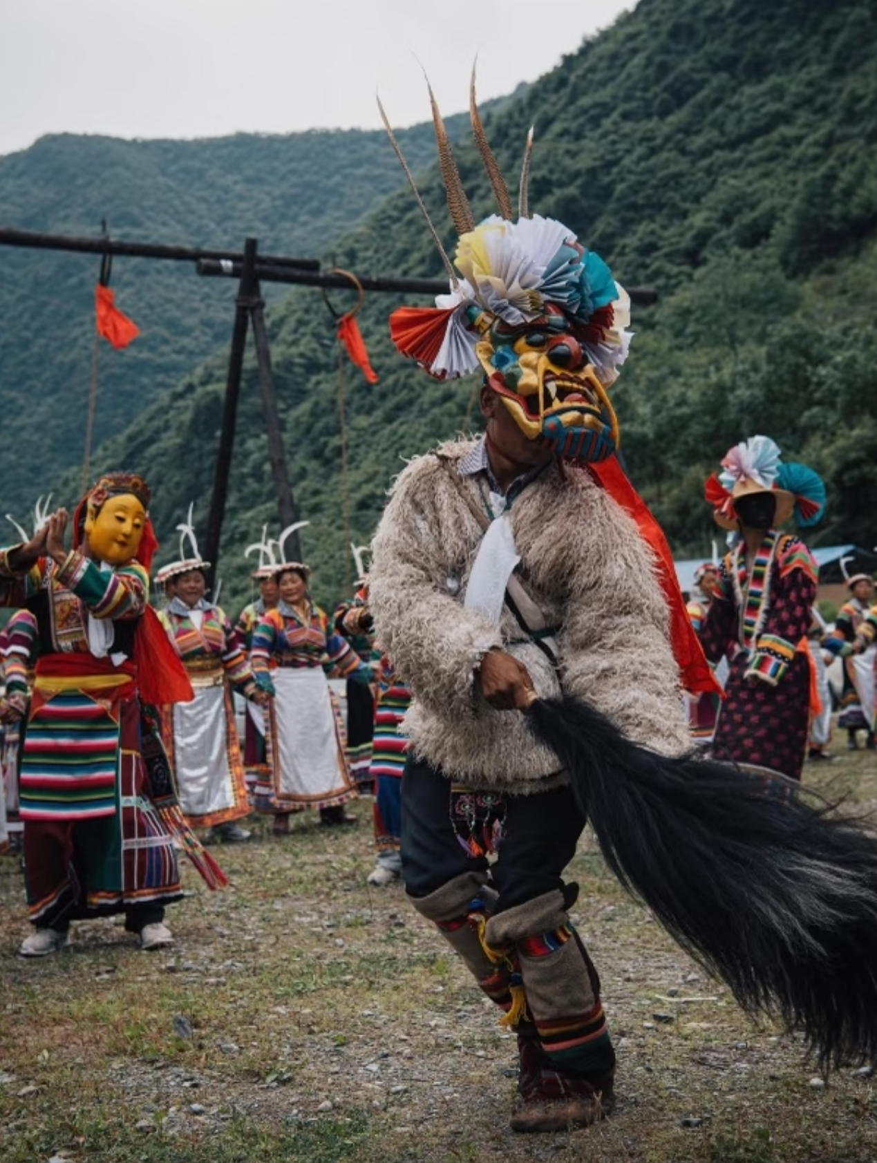 Caogai mask dance & Baima songs