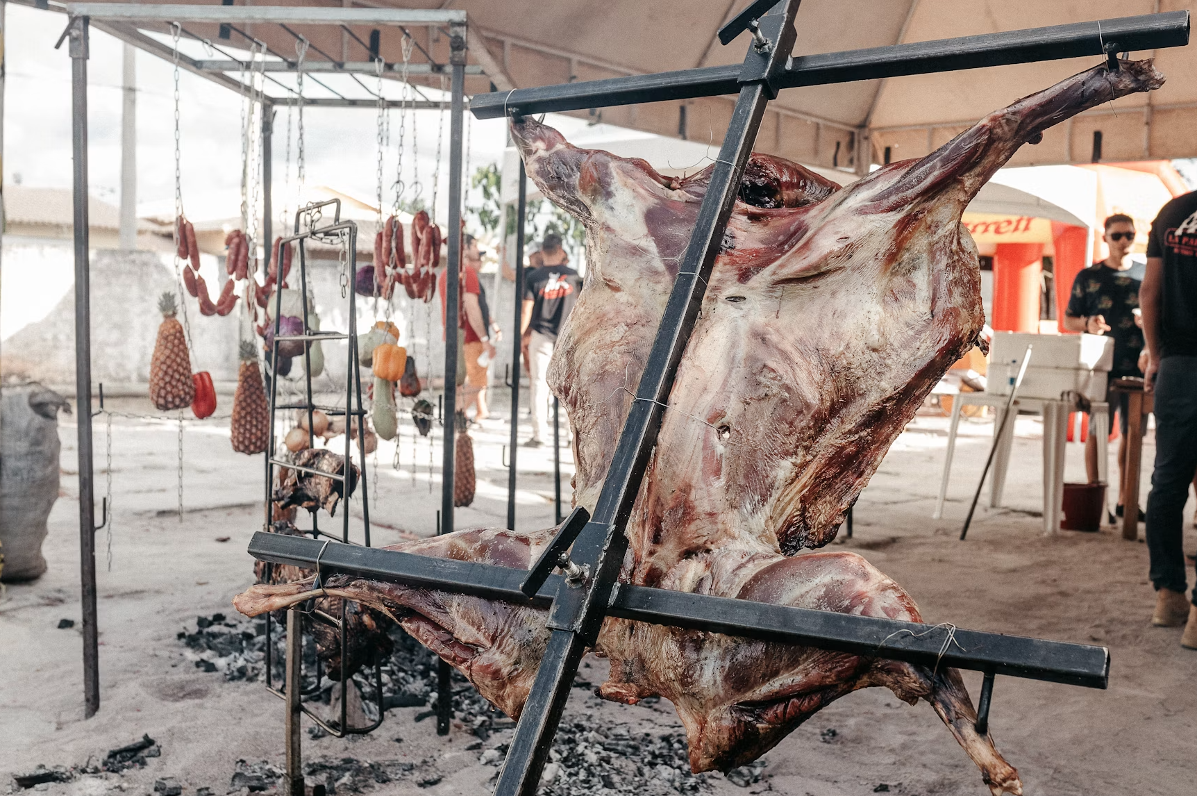 Whole Roasted Sheep (烤全羊) in Ordos