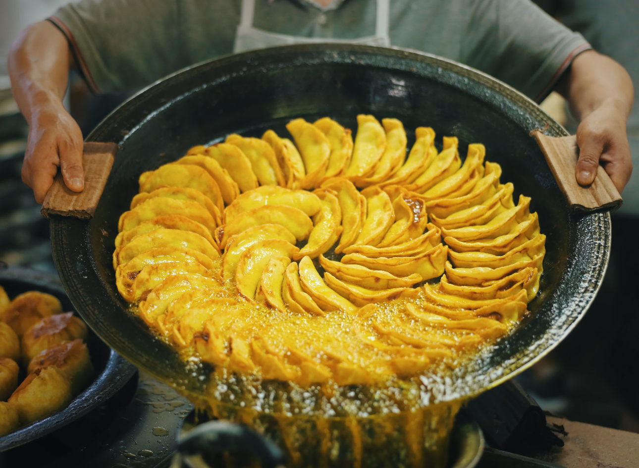 Beef potstickers
