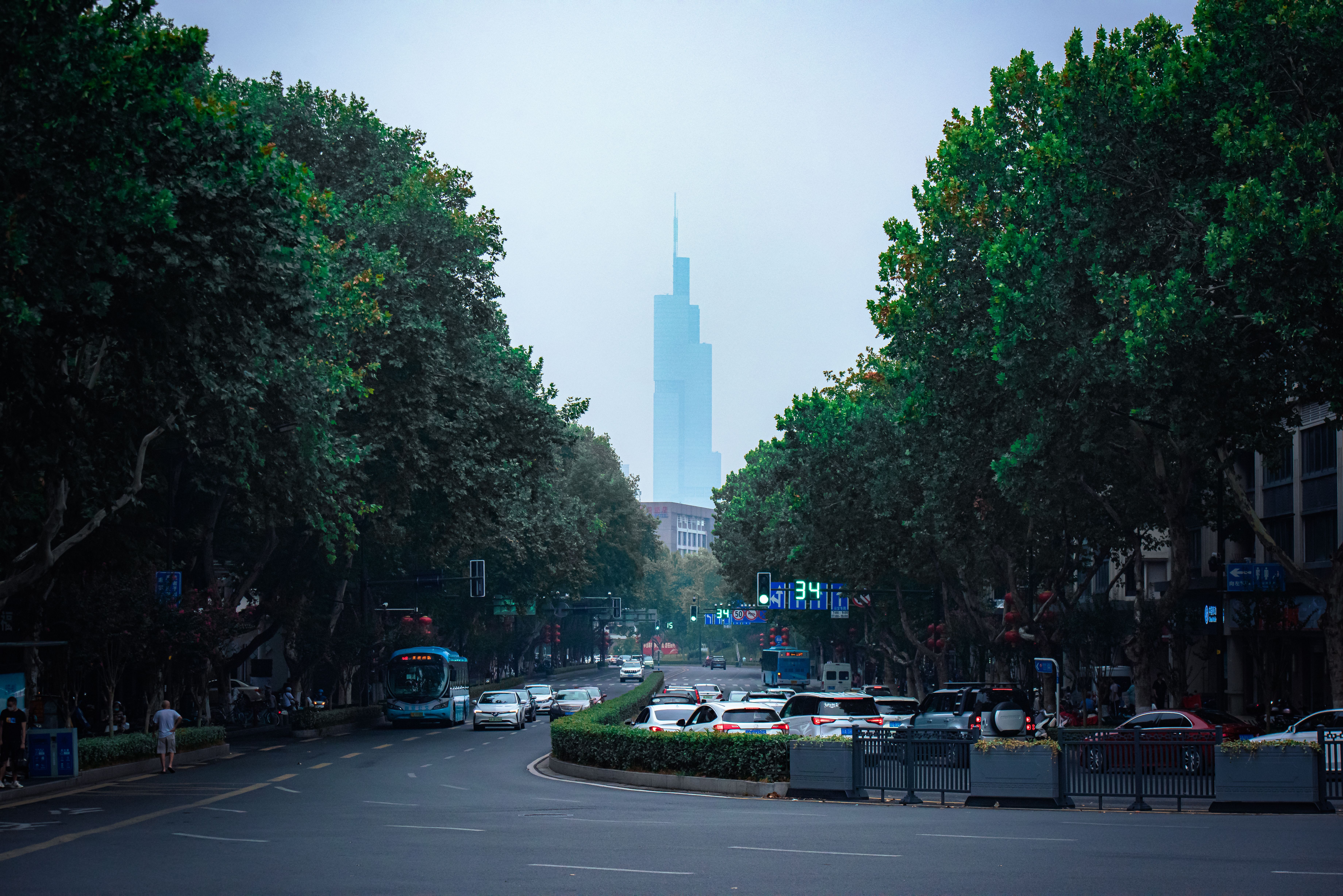 Nanjing city wall or Qinhuai River