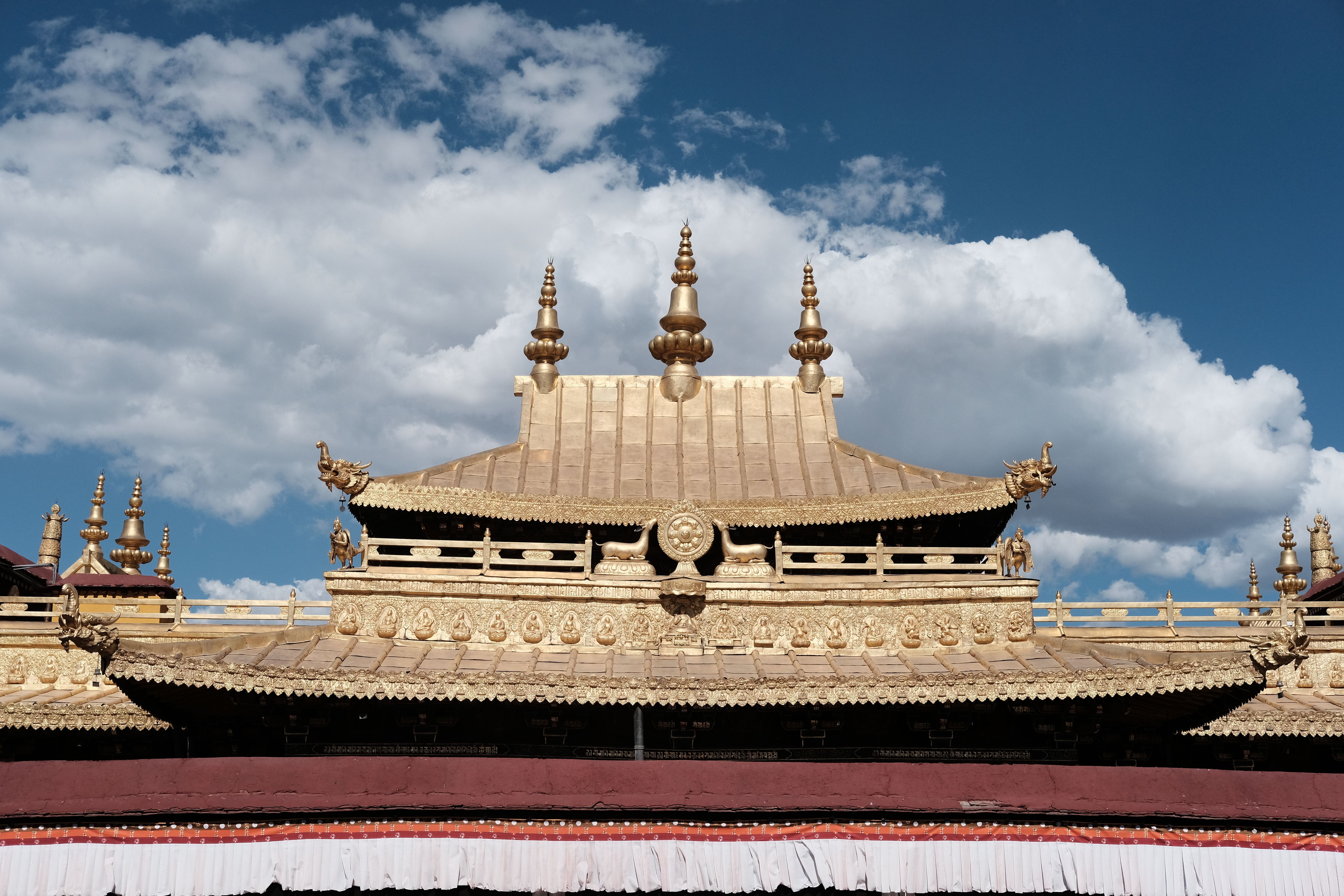 Jokhang Temple and Barkhor pilgrims