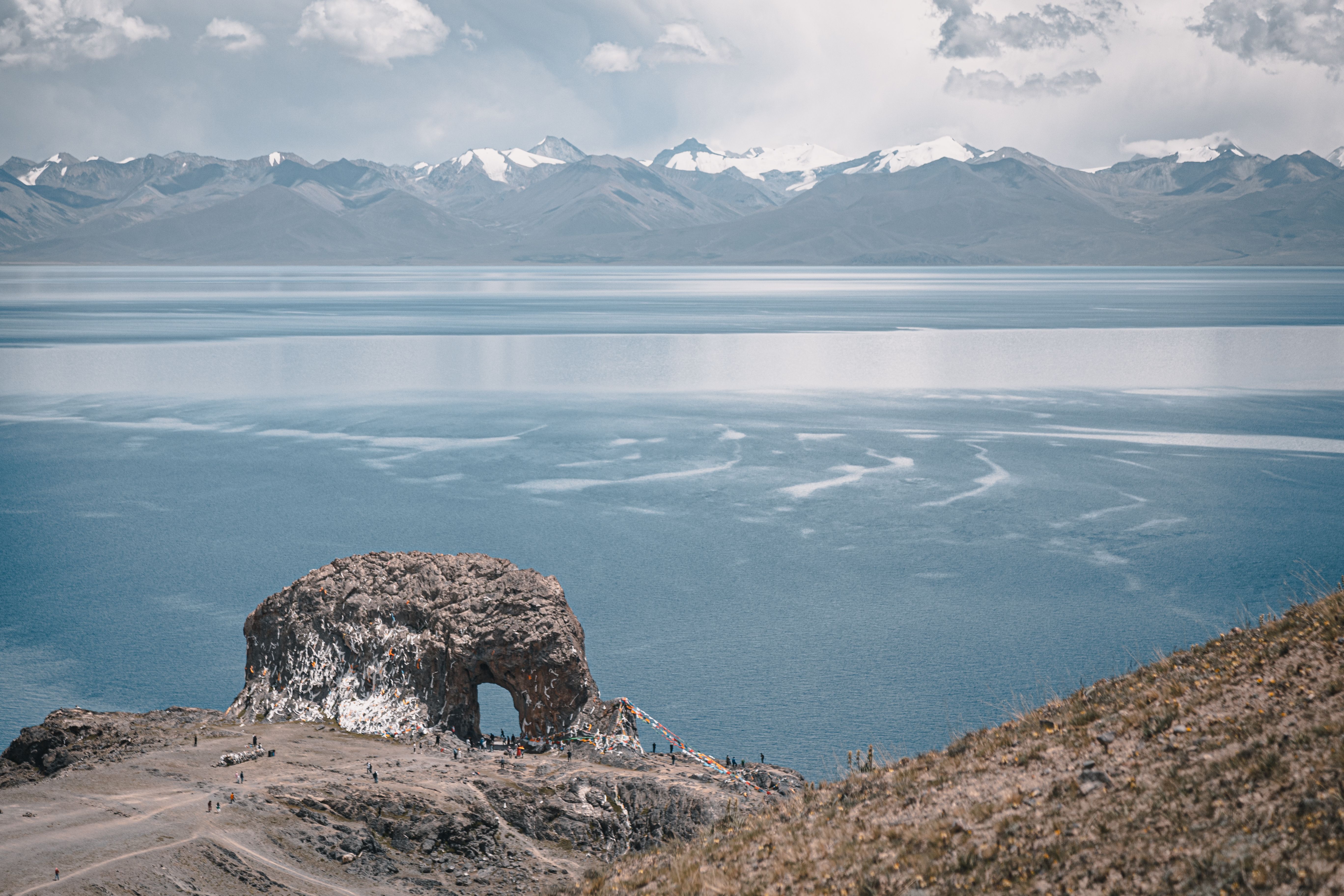 Namtso Lake turquoise waters