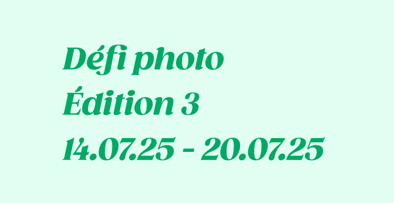 Couverture du projet Identité visuelle d'un défi photo